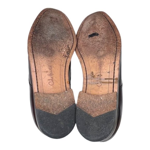 Cole Haan Caldwell Oxford Men's 14 D Burgundy Leather CapToe Lace Up 08331 - Picture 5 of 10